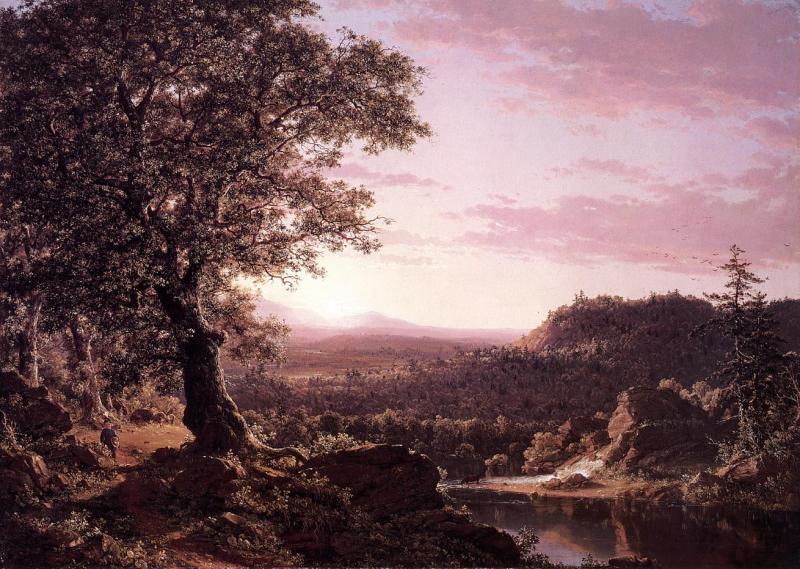 Frederic Edwin Church July Sunset